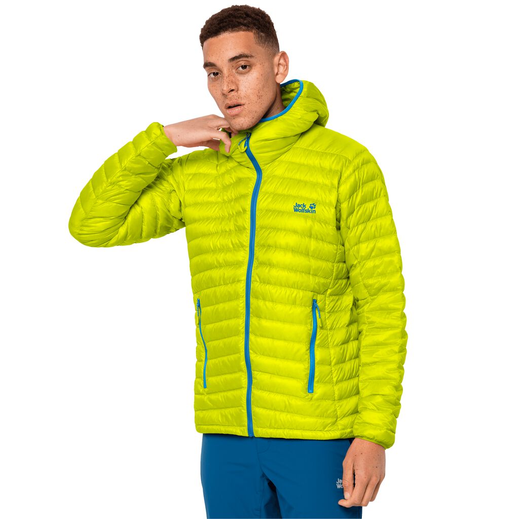 Jack Wolfskin MOUNTAIN Férfi Szigetelt Kabát Zöld - OWKNBP-852